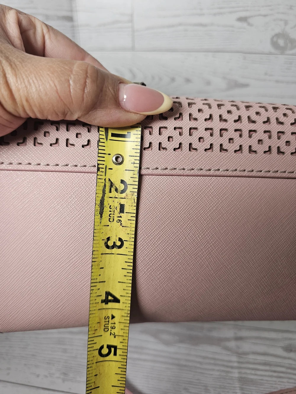 kate spade New York Pink Perforated Crossbody Bag